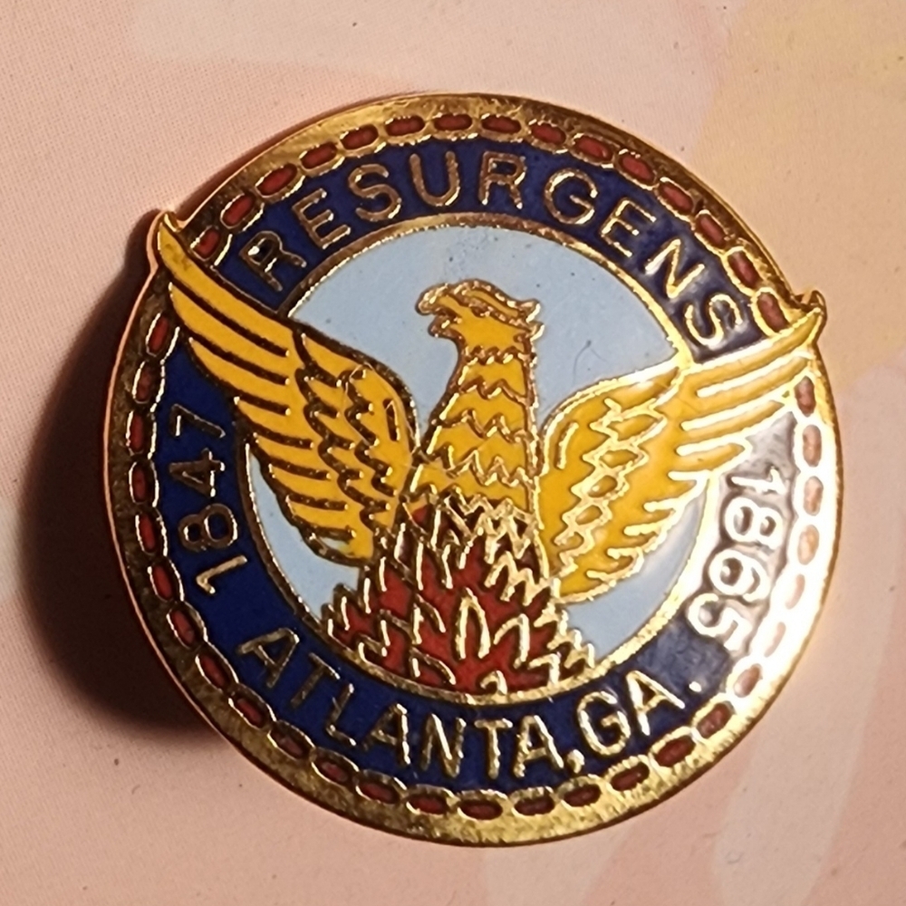Collectible Official Seal of the City of Atlanta Georgia Lapel Shirt Pin. Great - Picture 7 of 8